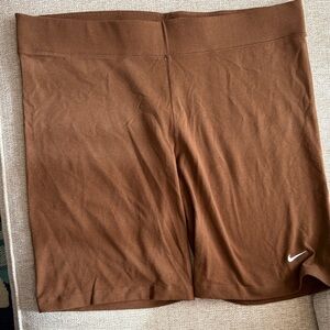 Nike Women's Chocolate Brown Bike Shorts